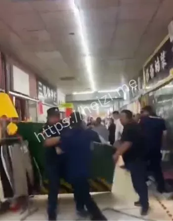 保安铁皮封路