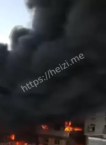 仓山豪宅烧毁现场图