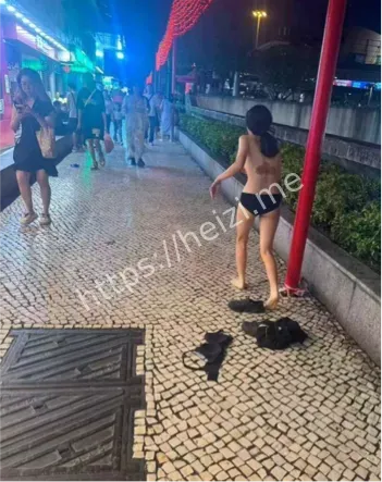 澳门关闸裸女狂奔视频