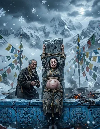 孕妇被囚禁山洞
