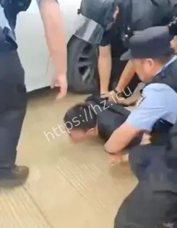 遭警察暴力制服